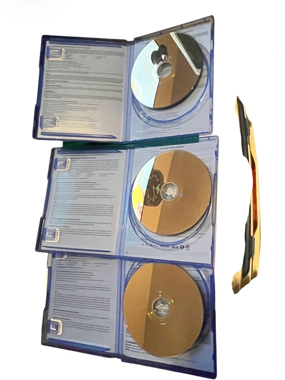 PS4 3 disc game bundle mortal kombat street outlaws and street fighter